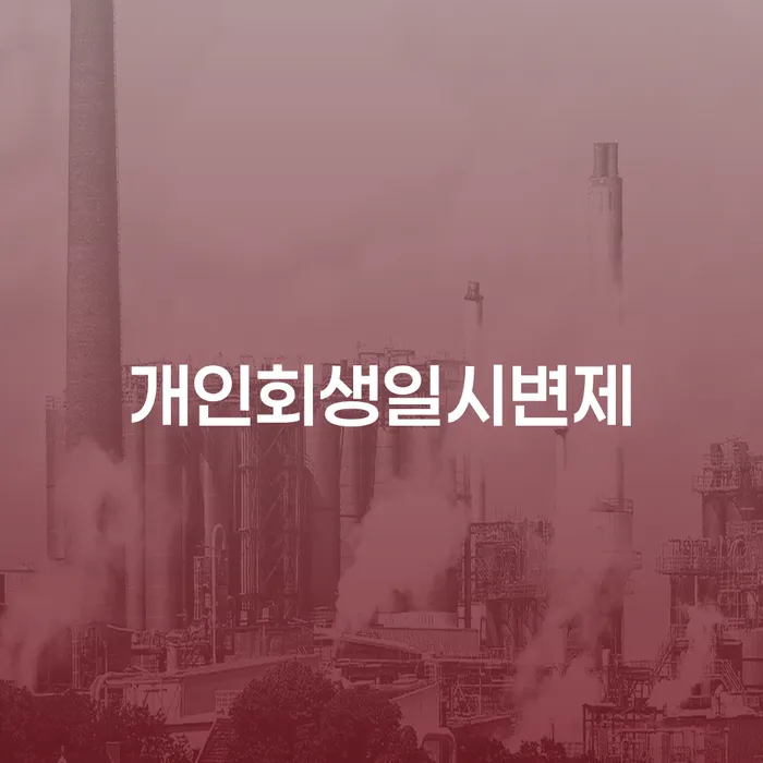 채무자회생및파산에관한법률 워크아웃 어떤걸