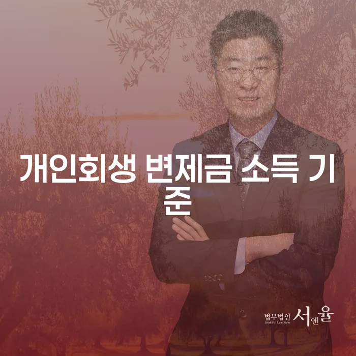 개인회생 변제금 소득 기준은 어떻게 결정될까?