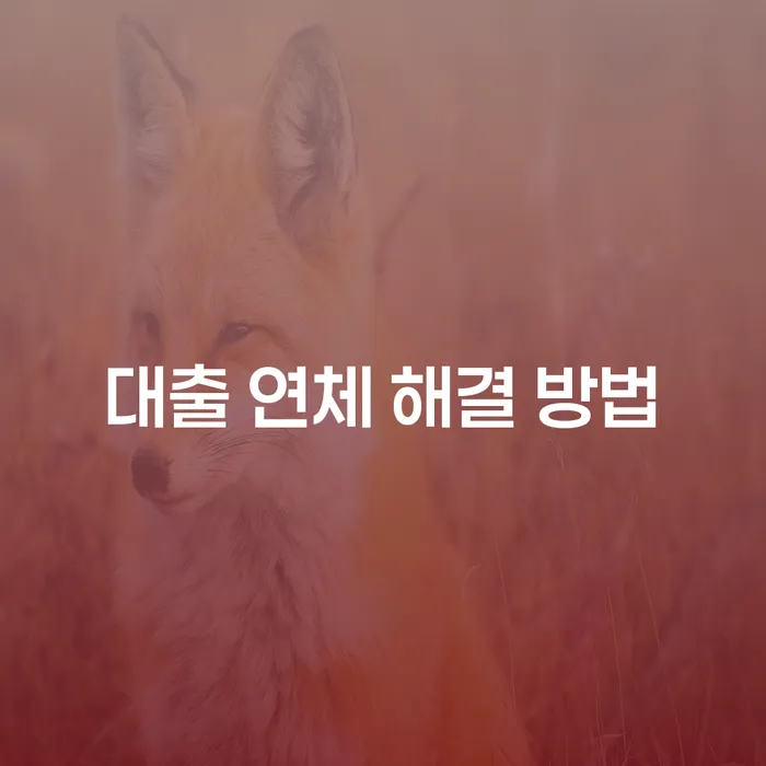 대출 연체 해결 방법, 어떻게 해야 할까요?