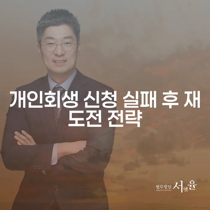 개인회생 신청 실패 후 재도전 전략, 어떻게 준비해야 할까요?